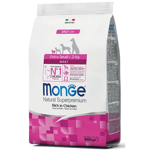 Monge Natural Superpremium Extra Small Adult Pollo | AlanDog