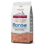 Monge Natural Superpremium Extra Small Adult Salmone e Riso
