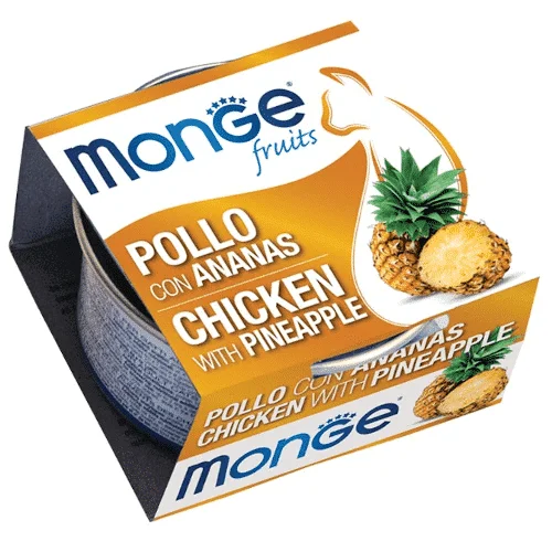 Monge Fruits Pollo Scatolette Gatto 24x80gr - Foto 2 | AlanDog