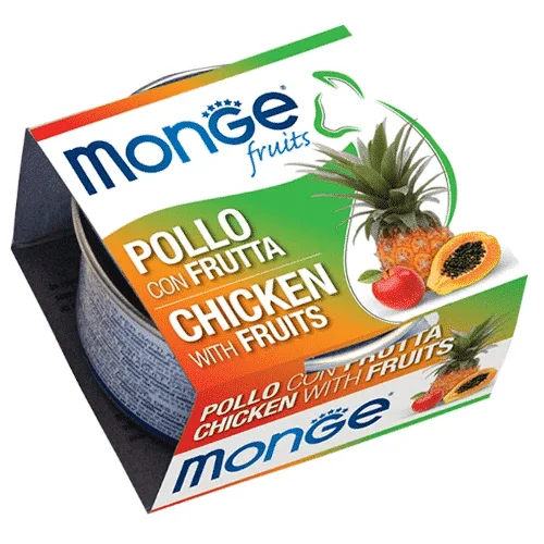 Monge Fruits Pollo Scatolette Gatto 24x80gr - Foto 3 | AlanDog