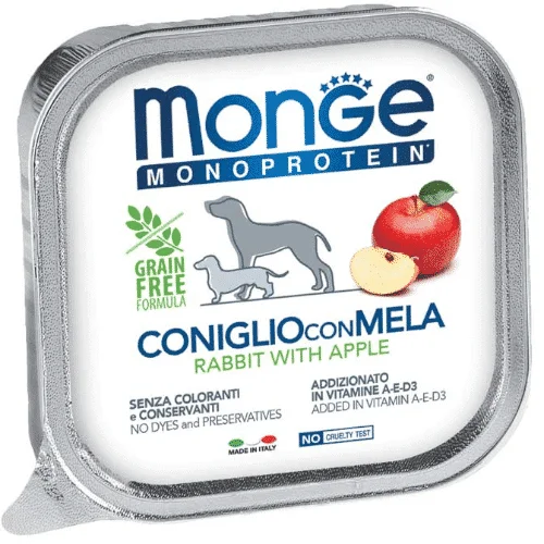 Monge Monoproteico Frutta Vaschette 12x150gr | AlanDog
