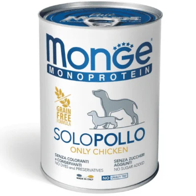 Monge Monoproteico Scatolette Cane 12x400gr | AlanDog