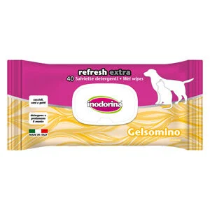 Inodorina Refresh Extra 40 salviette Gelsomino | AlanDog