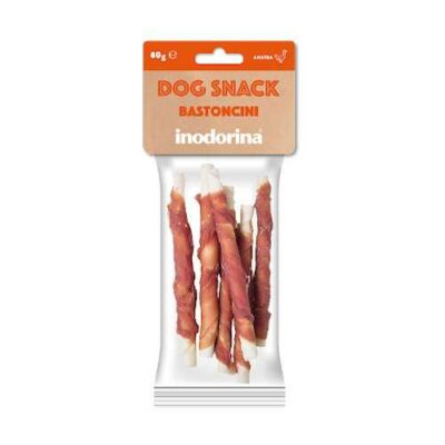 Inodorina-Dog-Snack-Bastoncini-Anatra-1-sacchetto-80-gr