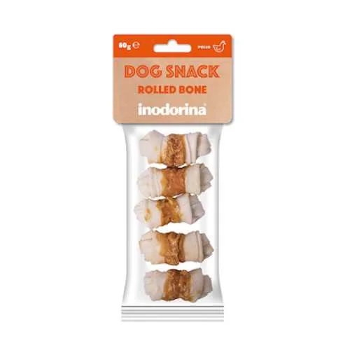 Inodorina Dog Snack Rolled Bone Pollo 1 Inodorina Dog Snack Rolled Bone Pollo | AlanDog