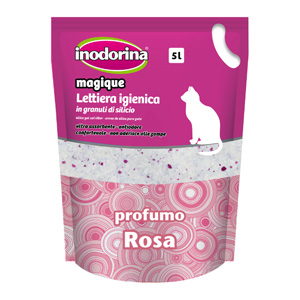 Inodorina Magique Lettiera Silicio 5 lt Rosa