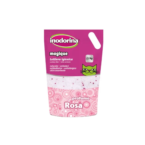 Inodorina Magique Lettiera Silicio 5 lt Rosa - Foto 1 | AlanDog