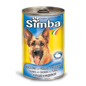 Monge Simba Bocconi Scatolette<span> - </span>Bocconi con Pollo e Tacchino
