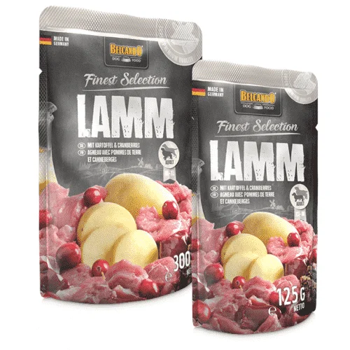 Belcando Agnello con Patate e Mirtilli Bustine - Belcando Dog Food | AlanDog