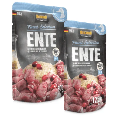 Belcando Anatra con Riso e Mirtilli Bustine - Belcando Dog Food | AlanDog