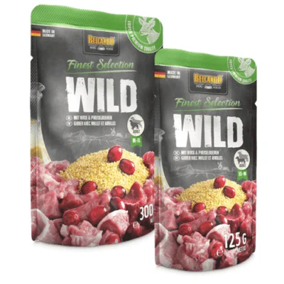 Belcando Selvaggina con Miglio e Mirtilli Rossi Bustine - Belcando Dog Food | AlanDog
