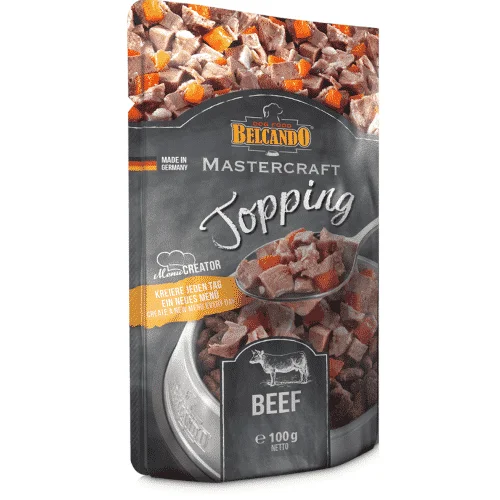 Belcando Mastercraft Topping Manzo con Carote Bustine 12 x 100gr 2 Belcando Mastercraft Topping Manzo con Carote Bustine 12 x 100gr - Belcando Dog Food - Foto 3 | AlanDog