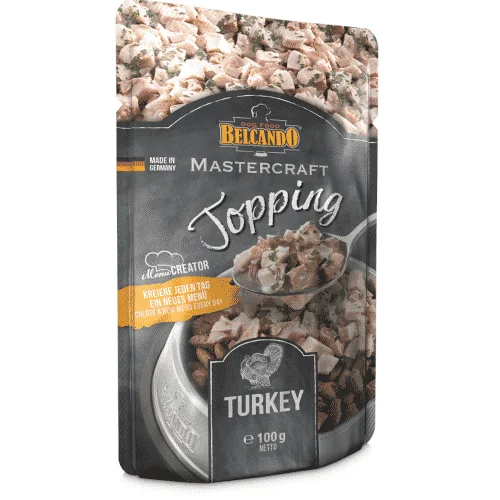 Belcando Mastercraft Topping Tacchino con Prezzemolo Bustine 12 x 100gr 2 Belcando Mastercraft Topping Tacchino con Prezzemolo Bustine 12 x 100gr - Belcando Dog Food - Foto 3 | AlanDog