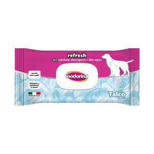 Inodorina Refresh 40 Salviette Igienizzanti Talco | AlanDog
