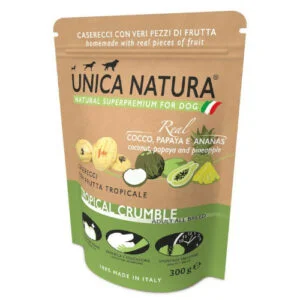 Unica Natura Snack Tropical Crumble – Cocco, Papaya e Ananas - Gheda pet food | AlanDog