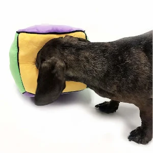 Plush Find a Bone Cube Dog Toy - MIDLEE - Foto 5 | AlanDog