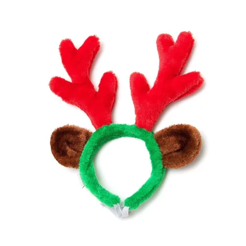 Cerchietto da Renna di Natale Rosso Morbido - MIDLEE | AlanDog