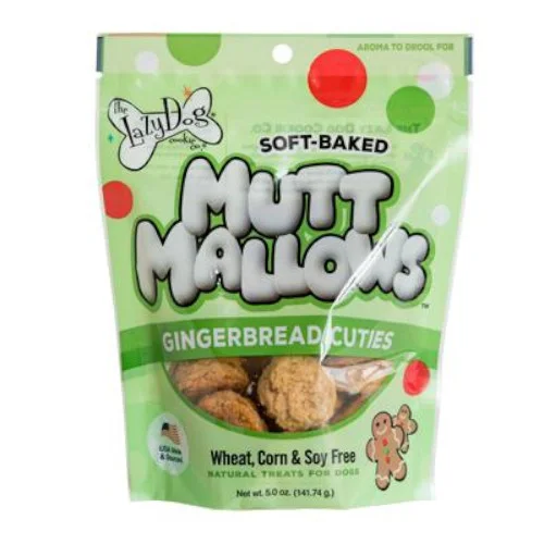 Mutt Mallows Gingerbread Cuties – Biscotti al Pan Di Zenzero - Lazy Dog Cookies | AlanDog