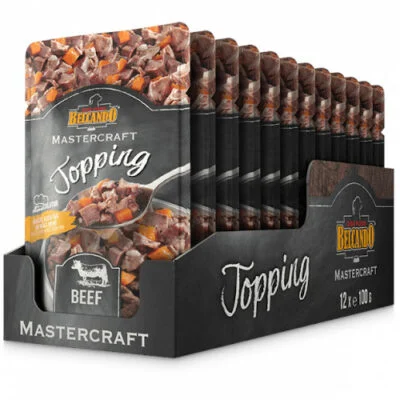 Belcando Mastercraft Topping Manzo con Carote Bustine 12 x 100gr - Belcando Dog Food | AlanDog