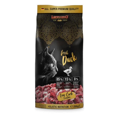leonardo-fresh-anatra-250-gr Leonardo Fresh Anatra Gatto Crocchette - Foto 2 | AlanDog