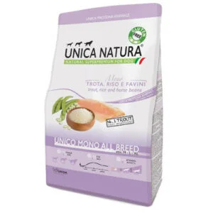 Unica Natura Trota Riso e Favini UNICO MONO ALL BREED - Gheda pet food | AlanDog