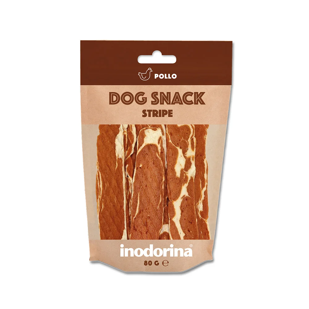 dog stripe Inodorina Dog Snack Stripe Pollo | AlanDog
