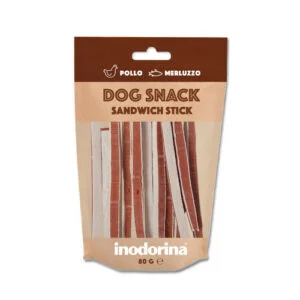 Inodorina Dog Snack Sandwich Stick Pollo e Merluzzo | AlanDog