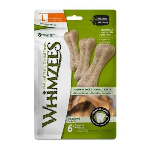 Whimzees Snack Vegetarian Ossa Riso 9 pz | AlanDog