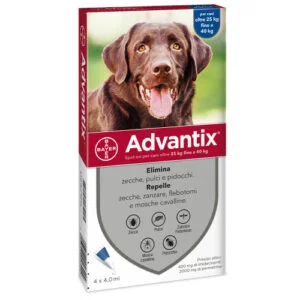 Advantix Antiparassitario per Cani da 25 a 40Kg – 4 Pipette | AlanDog