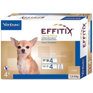 Effitix antipulci e zecche TOY 1-4 kg
