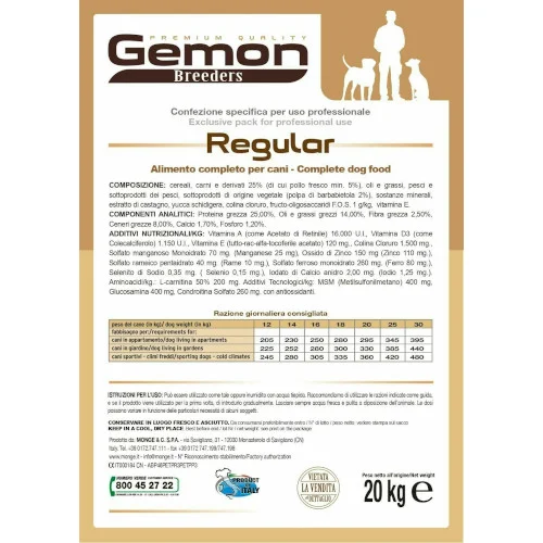 Gemon Regular 20 kg - Foto 1 | AlanDog
