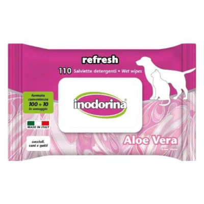 Inodorina Refresh Aloe Vera 110 salviette | AlanDog