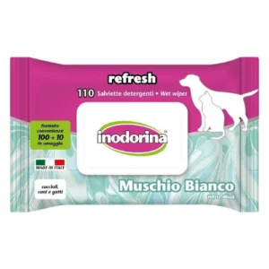 Inodorina Refresh Muschio Bianco 110 salviette | AlanDog