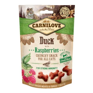 Carnilove Snack Croccante Anatra con Lamponi per Gatti | AlanDog