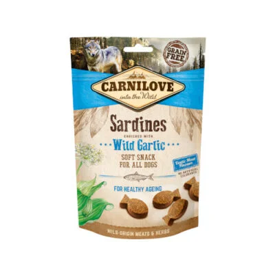 Carnilove Snack Morbido Sardine arricchito con Aglio Orsino | AlanDog
