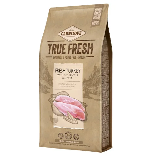 Carnilove TRUE FRESH Tacchino con Lenticchie Rosse e Lemna | AlanDog