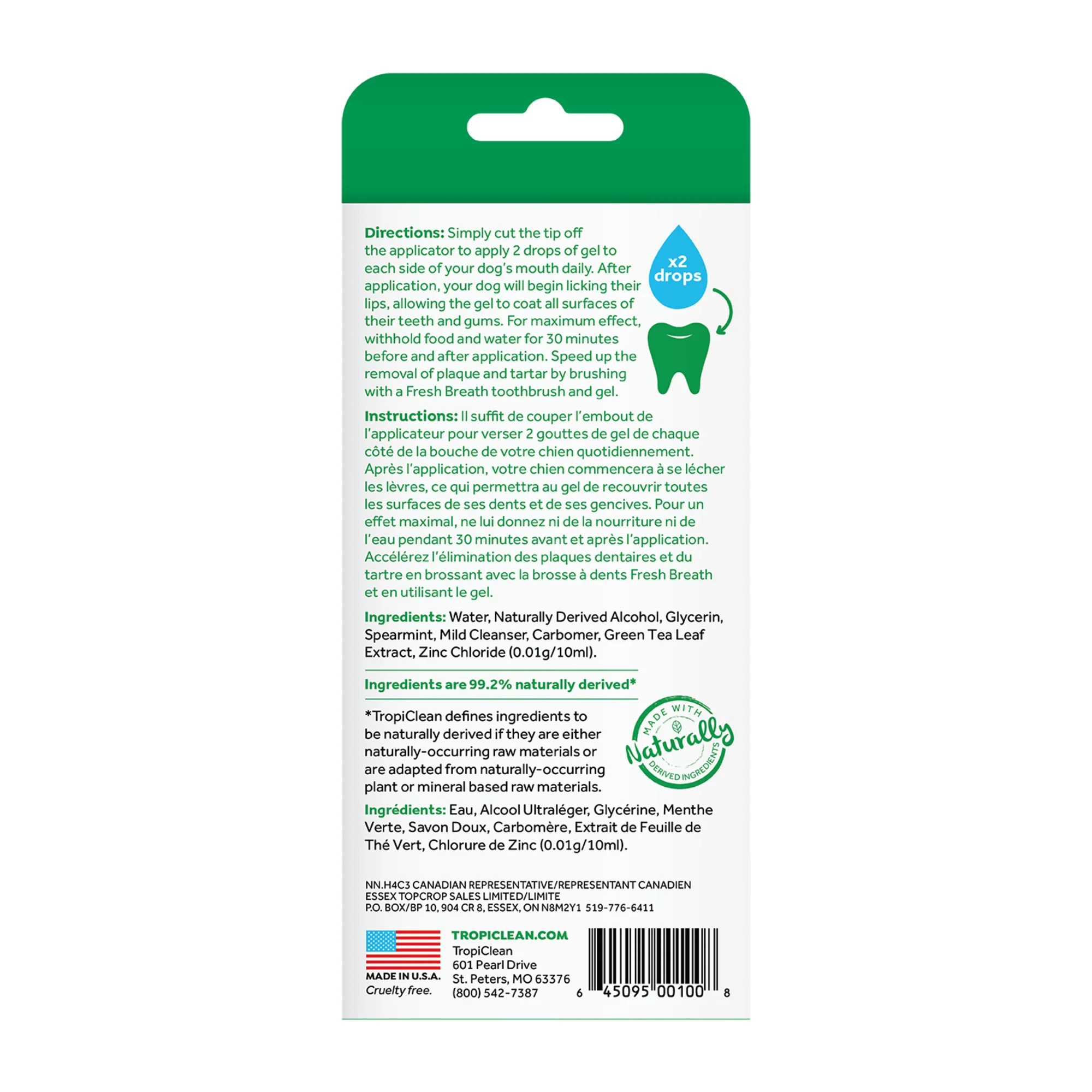 tropiclean-fresh-breath-gel-dentale-2 TropiClean Gel per l’igiene Dentale - Foto 8 | AlanDog