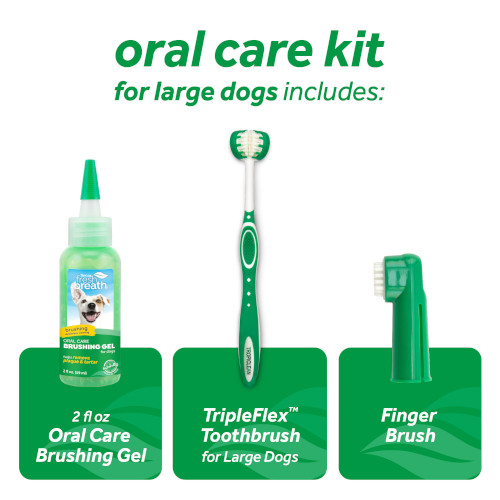 tropiclean kit igiene orale large dog 8