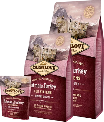 Carnilove Kitten Salmone & Tacchino Crocchette per gattini 2 Carnilove Kitten Salmone & Tacchino Crocchette per gattini