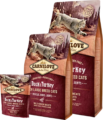 Carnilove Adult Large Anatra & Tacchino per Gatti