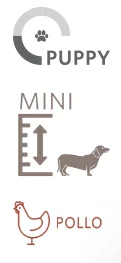 Naxos Mini Puppy Pollo e Agrumi cane