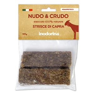 Strisce di Capra monoproteiche 100g - Inodorina | AlanDog