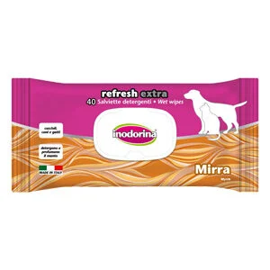 Inodorina Refresh Extra 40 salviette Mirra | AlanDog