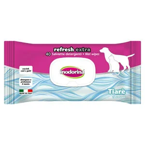 Inodorina Refresh Extra 40 salviette Tiarè | AlanDog