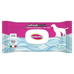 Inodorina Refresh Extra 40 salviette Tiarè | AlanDog