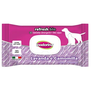 Inodorina Refresh Bio 30 Salviette Lavanda e Camomilla | AlanDog