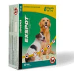 Exspot 1 ml 6 Pipette Antiparassitario per Cani