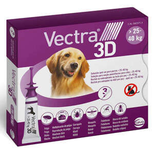Antiparassitario Vectra 3D Cani da 25kg-40kg 3 Pipette