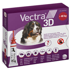 Antiparassitario Vectra 3D Cani da oltre 40kg 3 Pipette