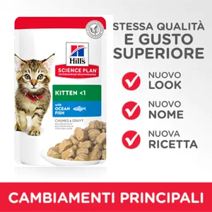 Hill’s Science Plan Kitten Pesce Oceanico Bustine - Hill's - Foto 2 | AlanDog